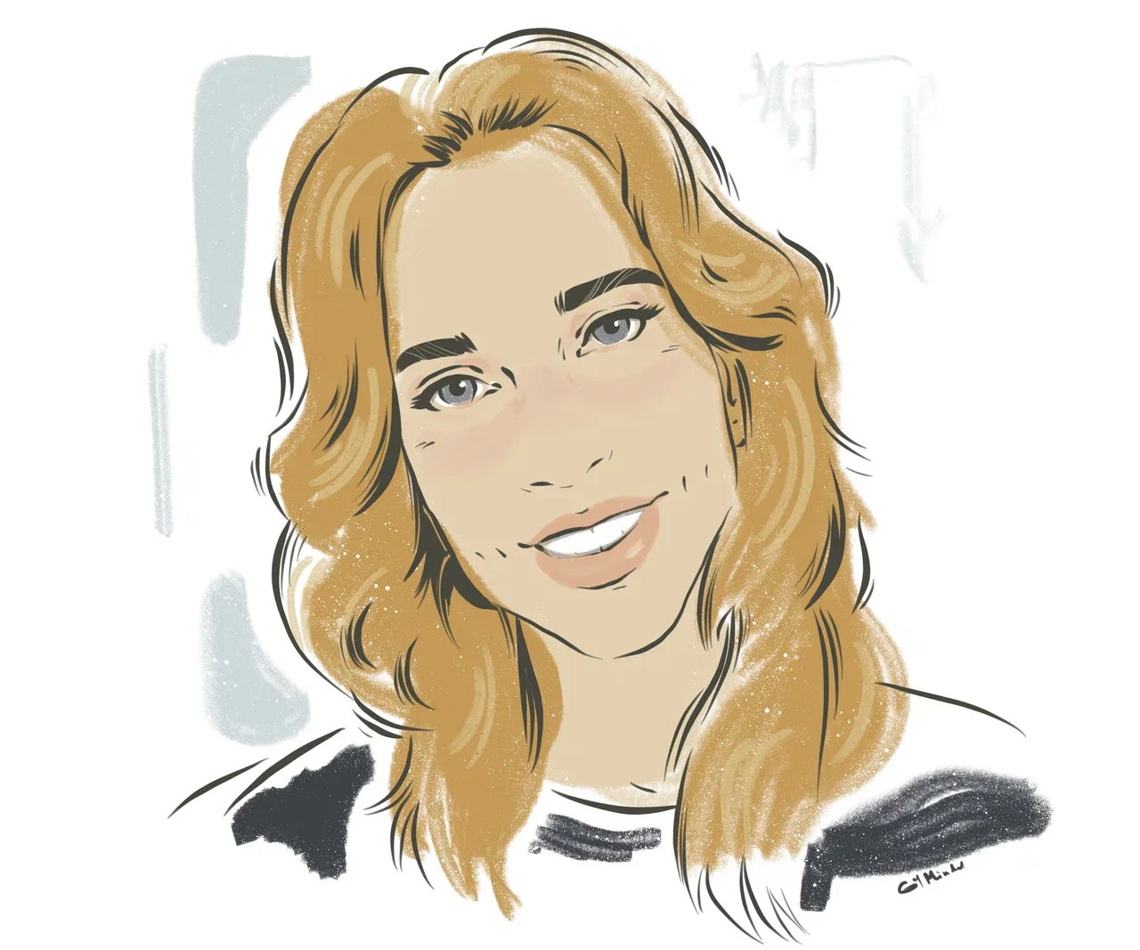 Дижитал-скетчи на графическом планшете