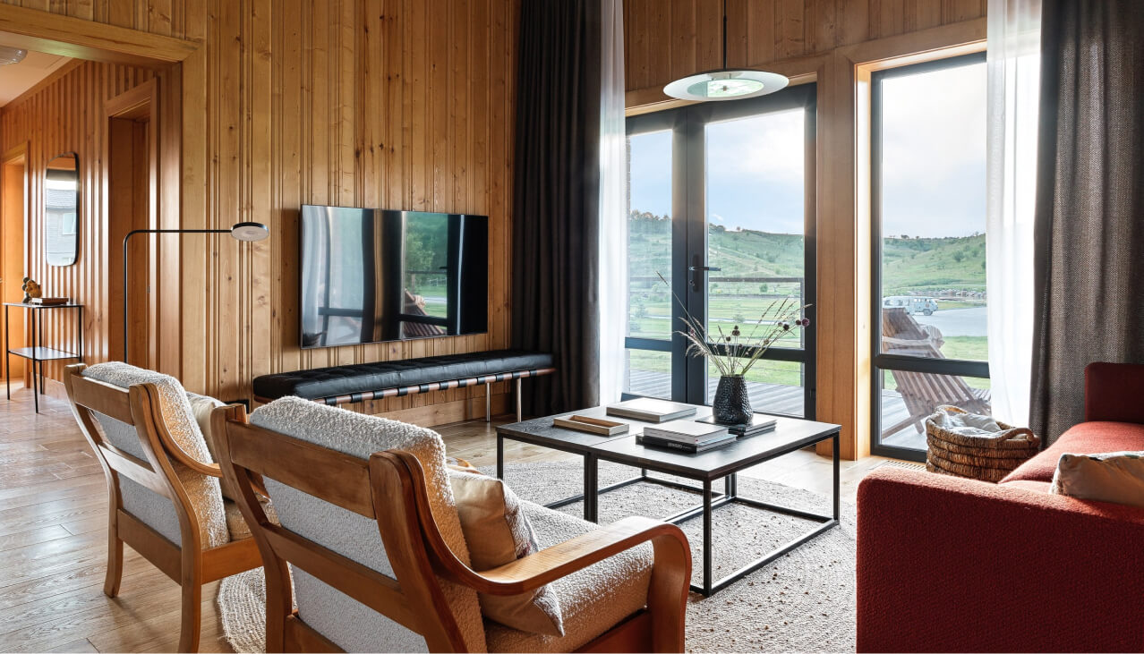 Проживание в парке Коттедж