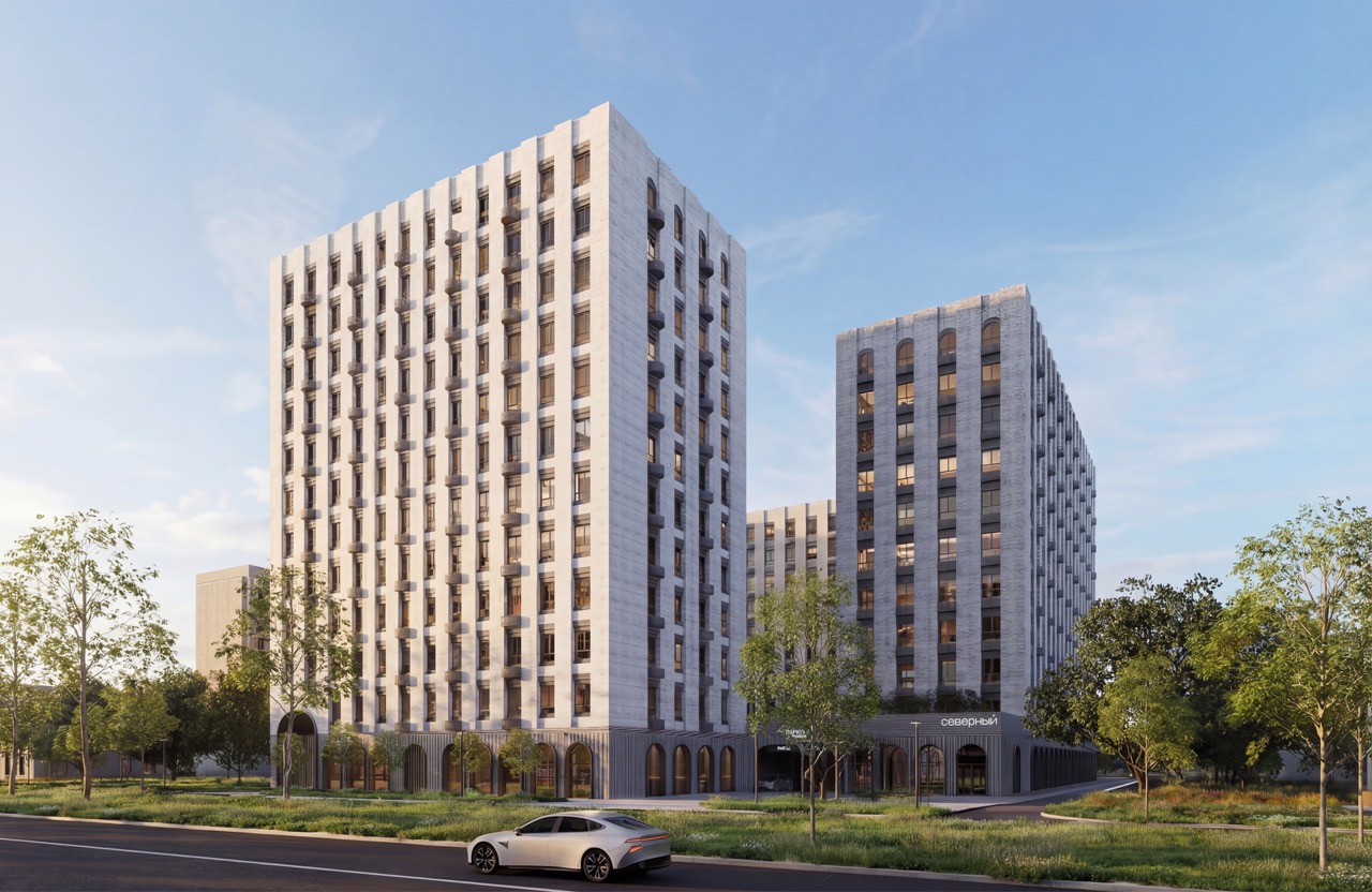 Архитектурная 3D-визуализация жилого комплекса