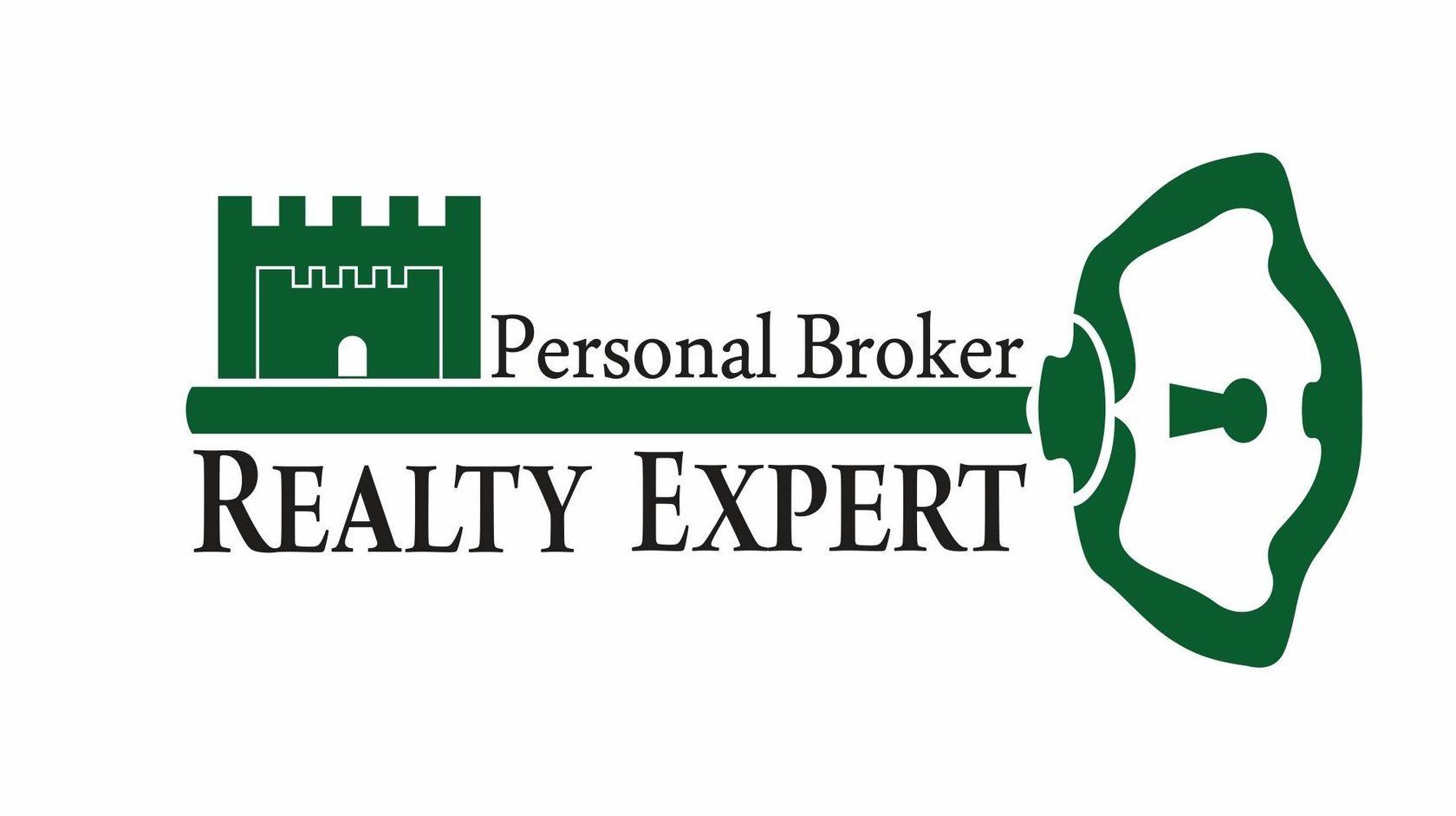 Real estate broker design logo