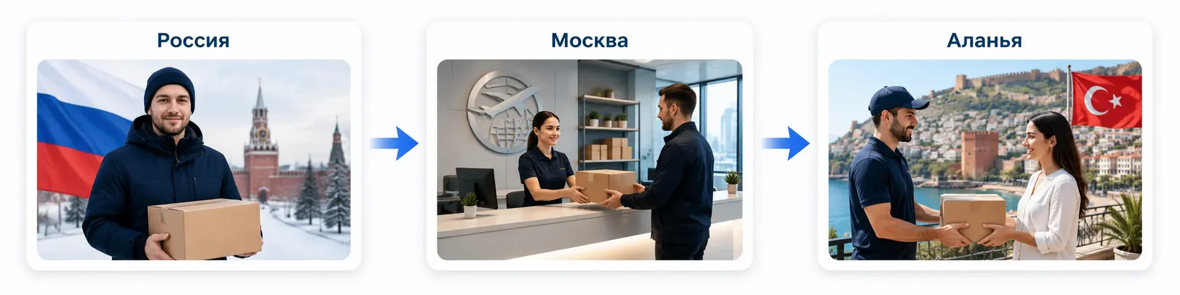 Отправить посылку в Аланью из России