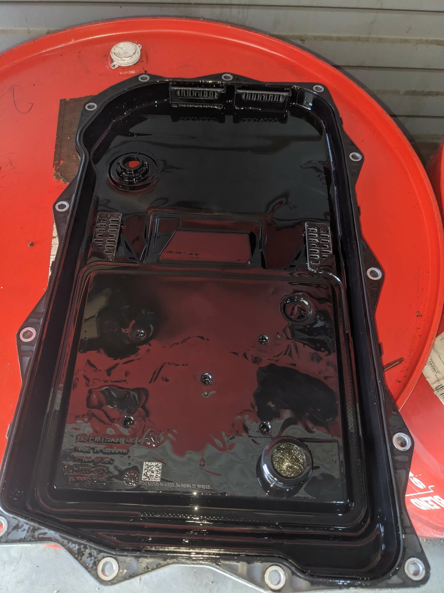 Осмотр магнитов поддона АКПП ZF