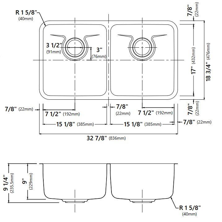 Кухонная мойка Kraus KD1UD33B - изображение 3
