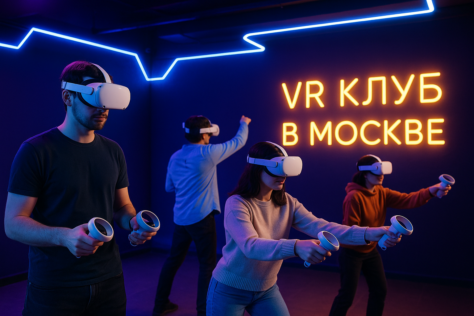 Лучший VR клуб в Москве с современным оборудованием и игровыми зонами