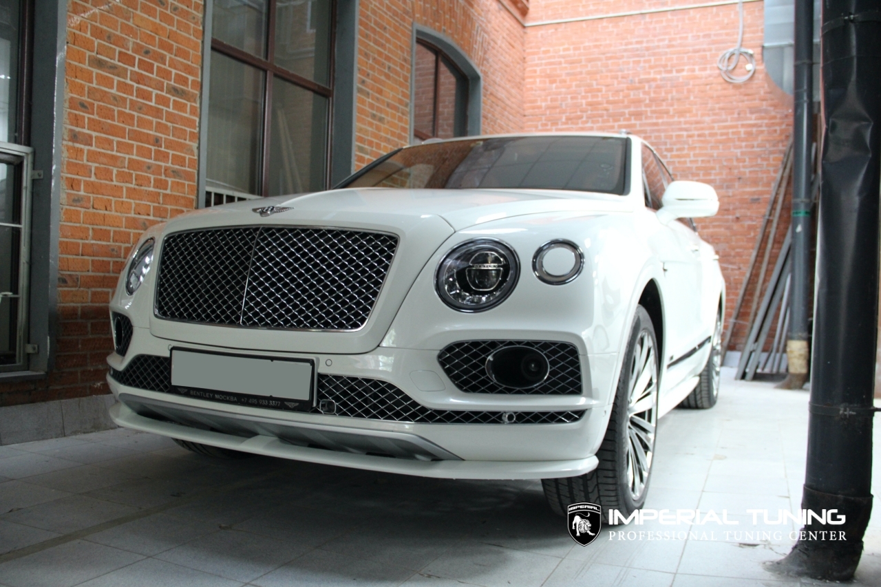 Bentley Bentayga White — обвес Imperial Tuning