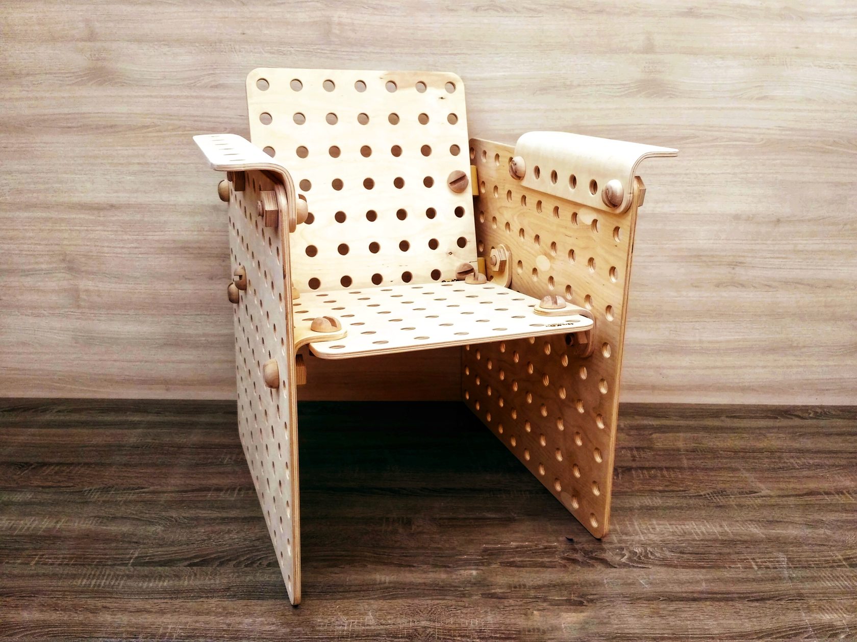 кресло, фанерный конструктор, металлический конструктор, деревянный конструктор