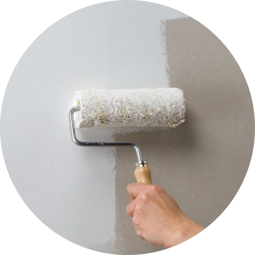 покраска валиком