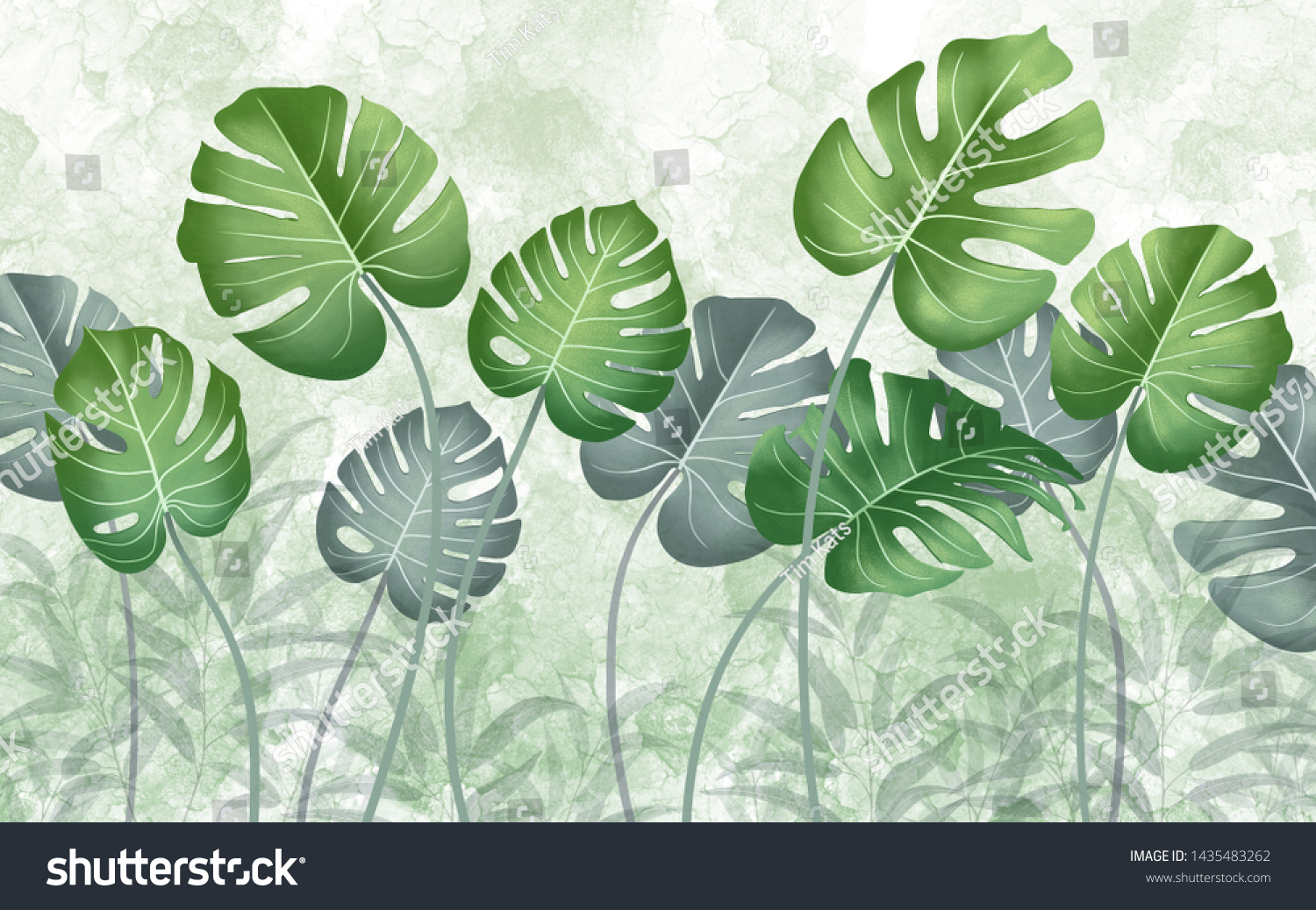 Дивино фотопанно листья т-300