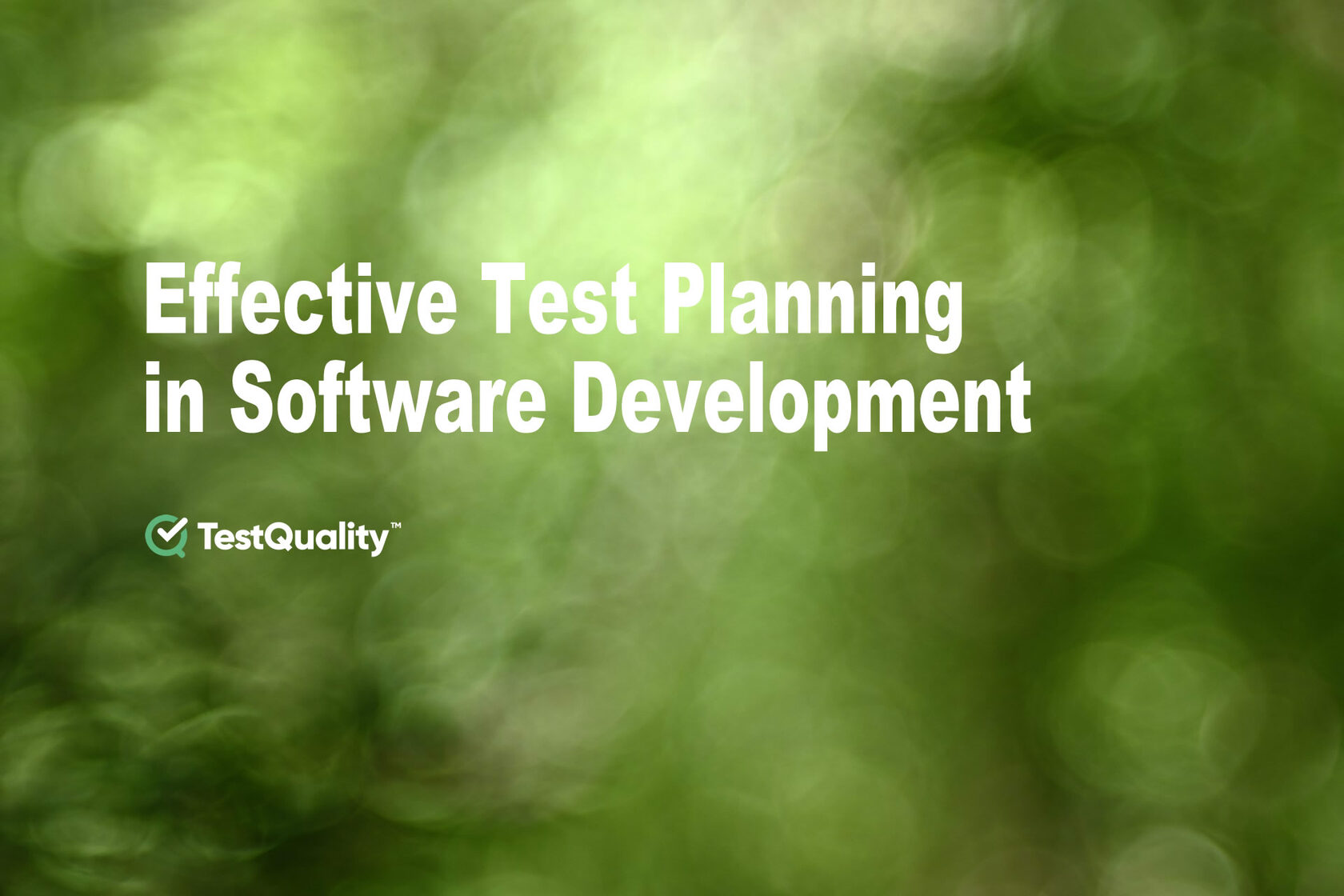 Test Planning | What's a Test Plan | TestQuality