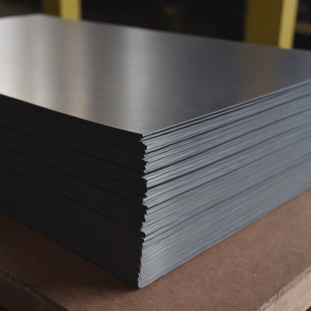 Несколько листов углеродистой стали, сложенные друг на друга