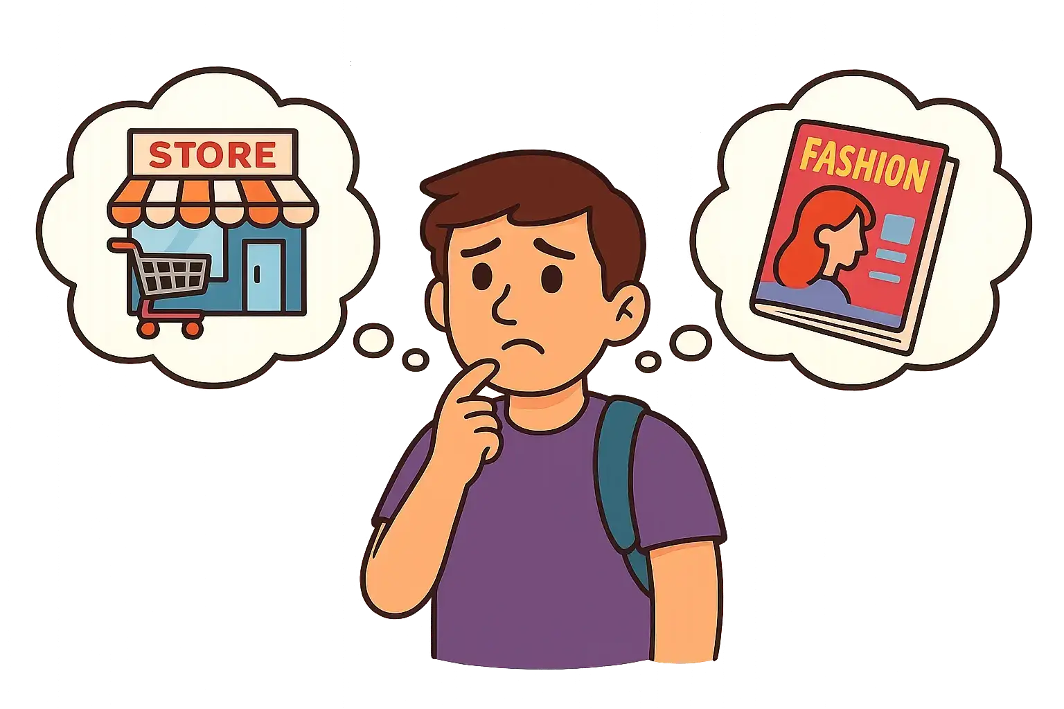 Ошибка: magazine — не магазин, а журнал