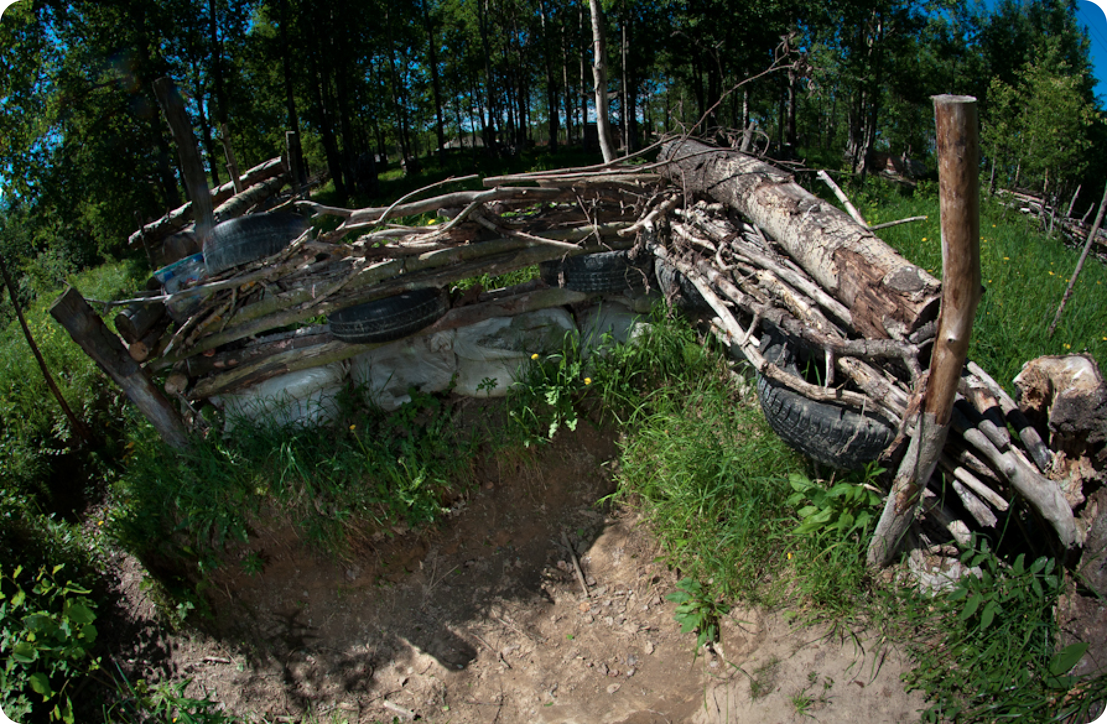 Лесная площадка в клубе Блокпост