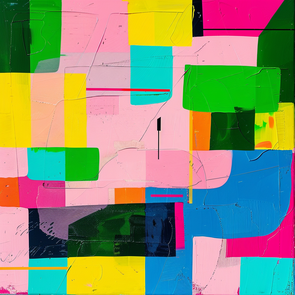 «Мазня № 1» — цифровая работа Никиты Мазанова, серия «Мазня», 2026