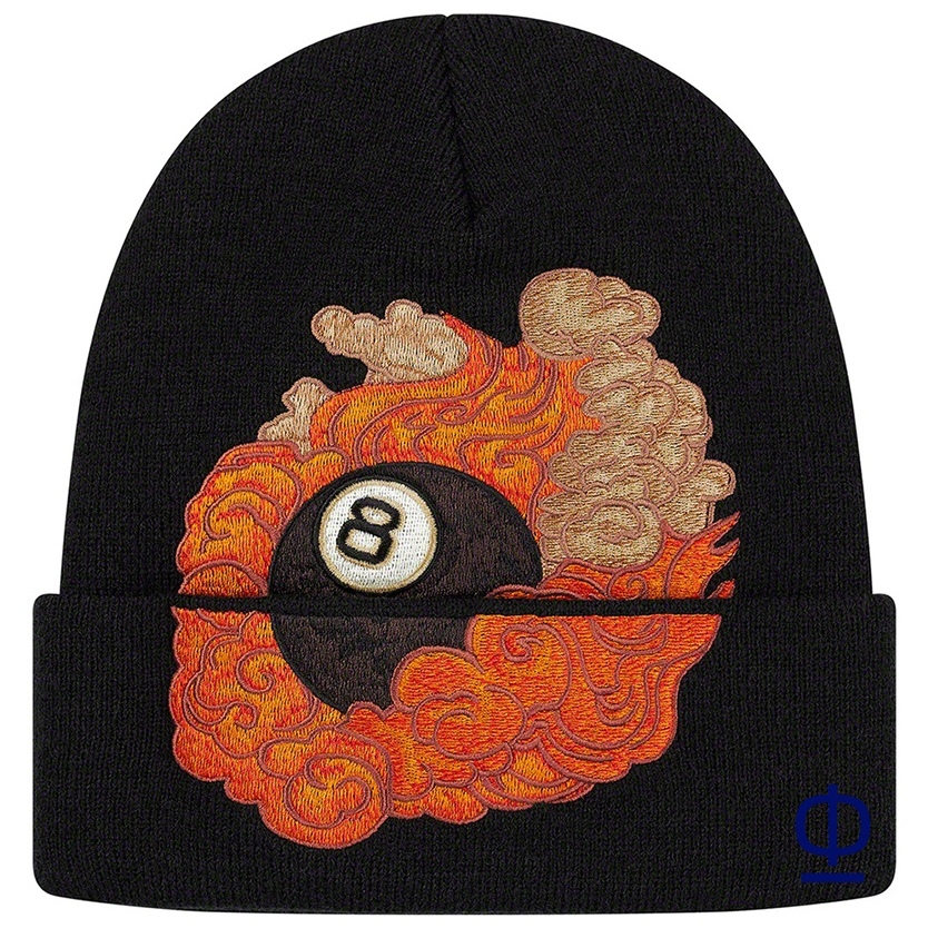 Supreme Martin Wong 8-Ball Beanie Blue