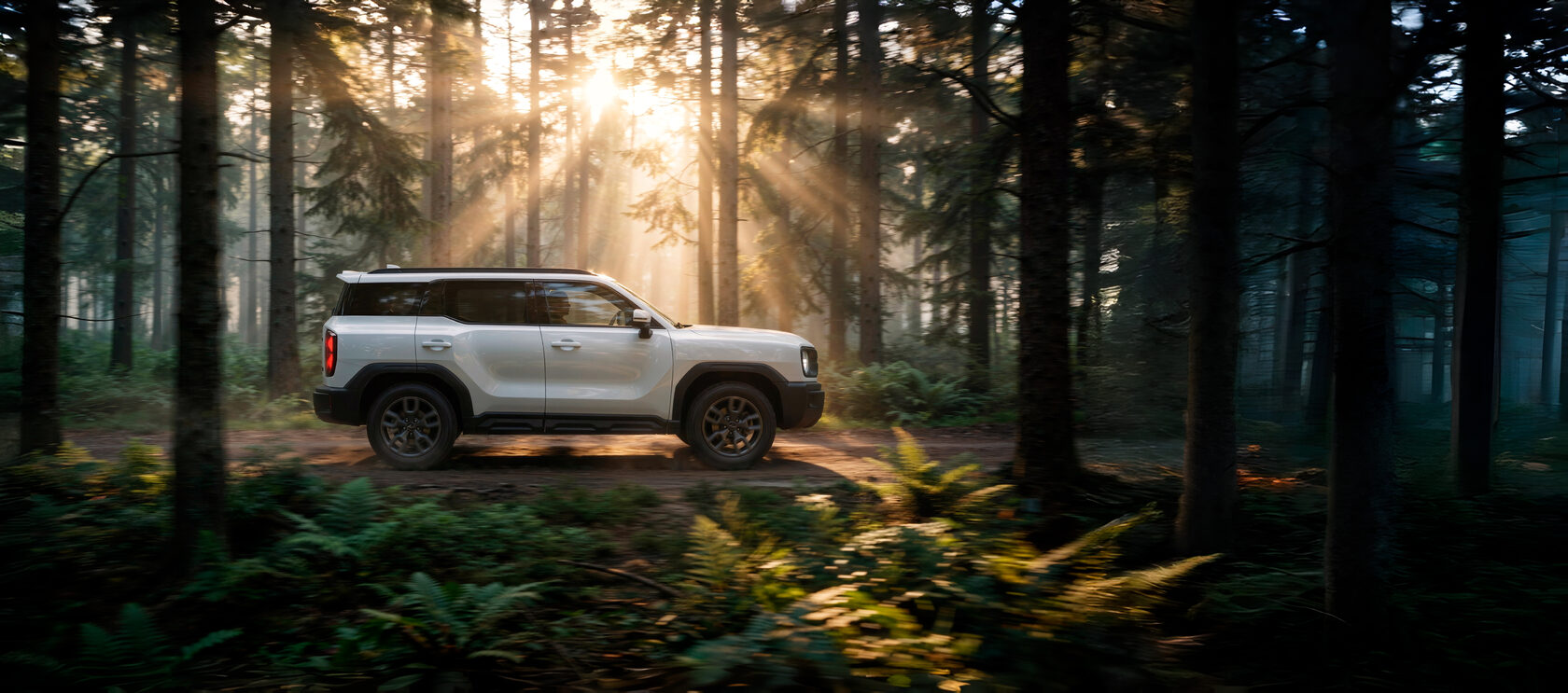HAVAL H3 на горной дороге