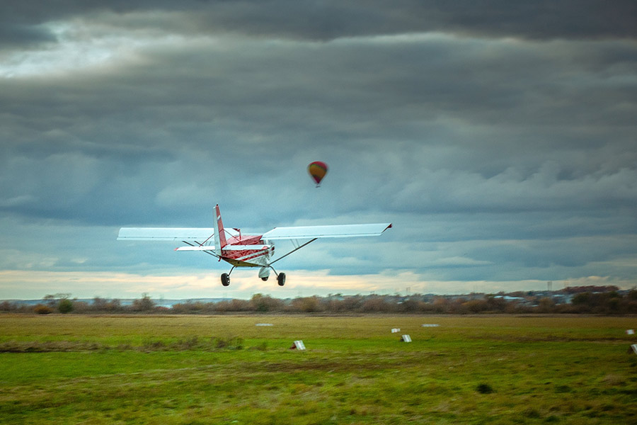 Полеты на самолете СП-30 в Туле (а. Мясново)