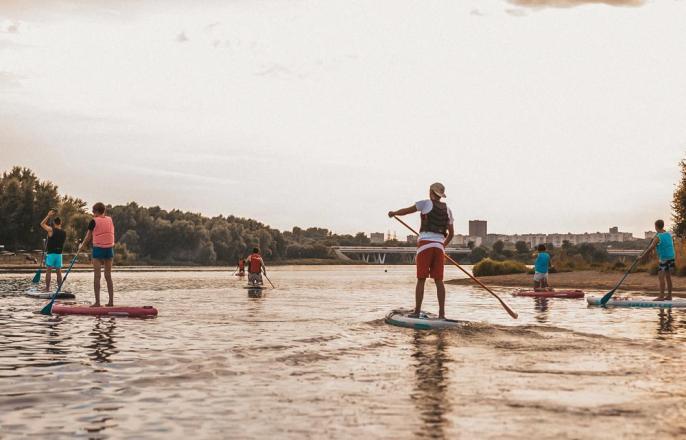 Let's Ride Борисовские пруды - Сёрфинг / сапсёрфинг на м. Борисово