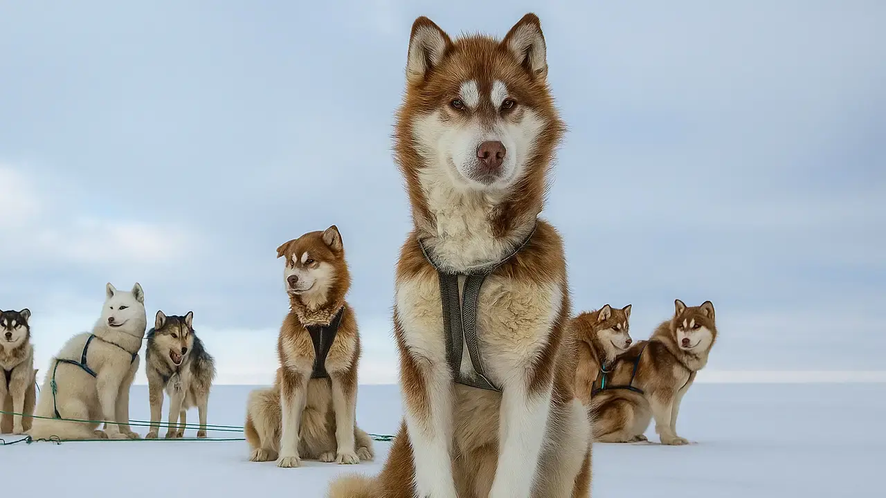 Хаски хутор в Красной Поляне