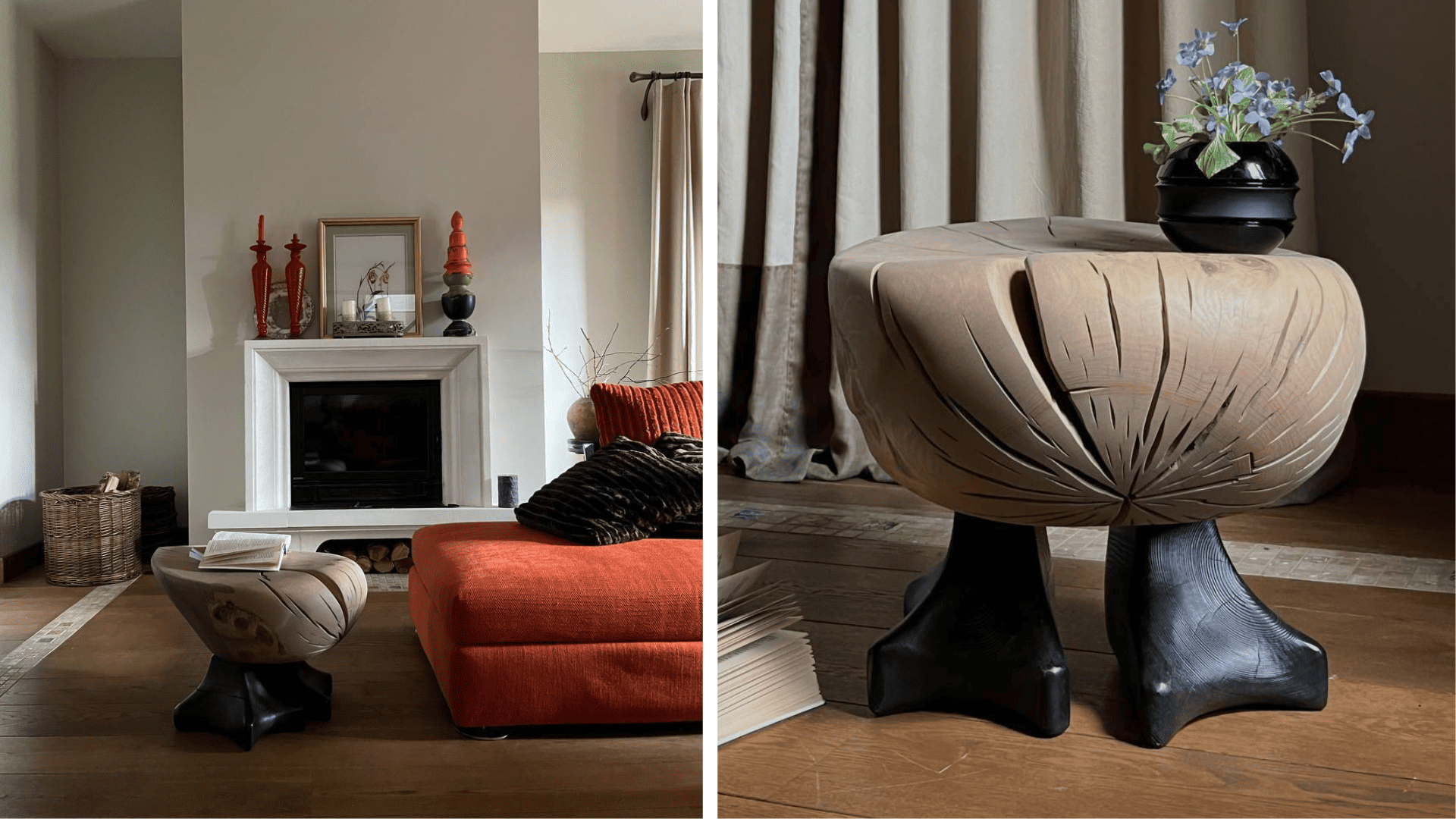 деревянный стол, стол для гостиной, утицы, Светлана Попова, дизайнерская мебель, мебель в русском стиле