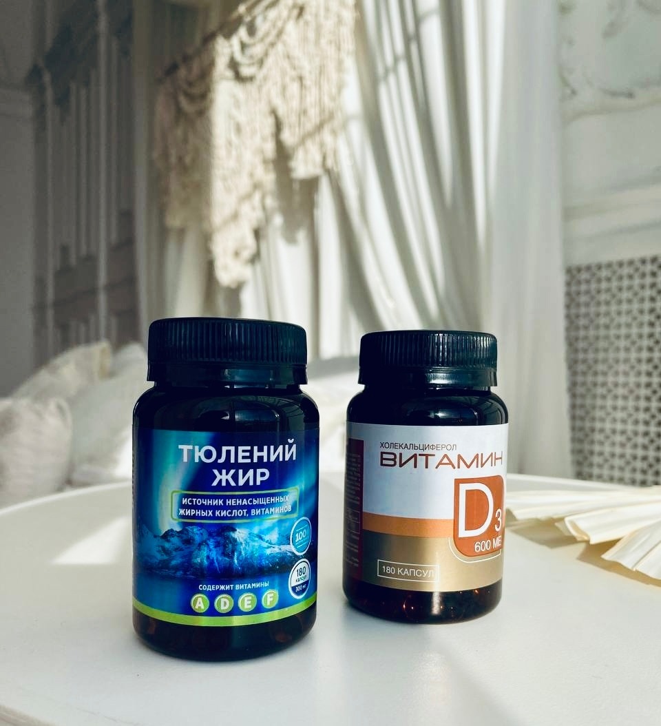 ☀️ Тюлений жир и витамин D3 — сила синергии