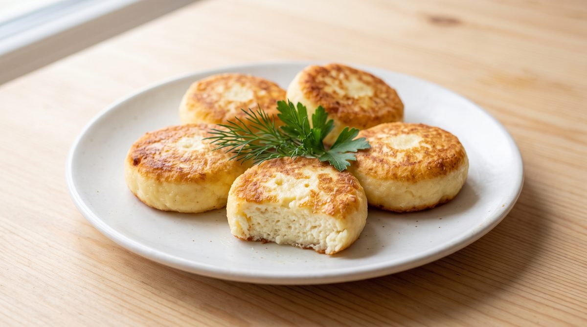 Творожные котлетки без муки