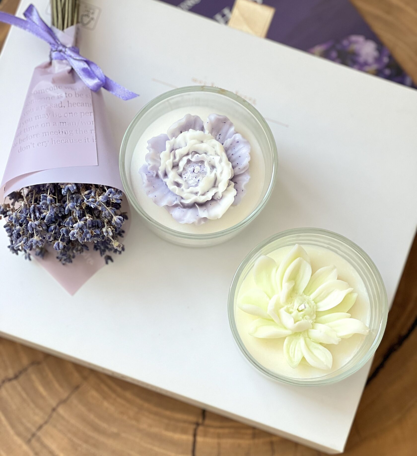 Ароматические свечи с натуральным эфирным маслом лаванды в интернет ...