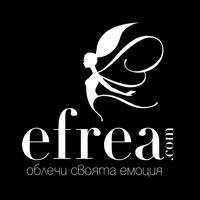 Надпис "Efrea.com" и рисунка на фея