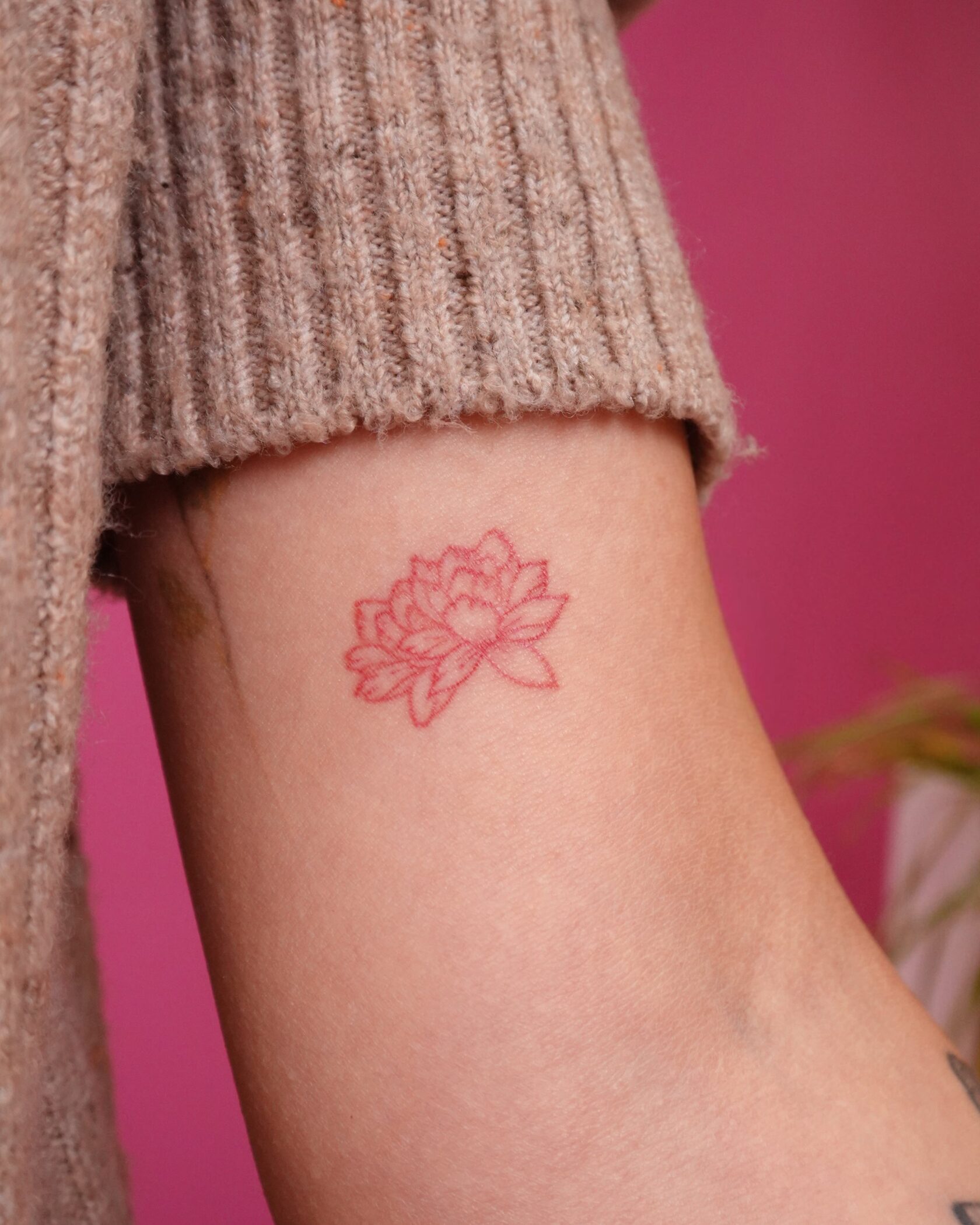 Зажившая мини-тату VivoTattoo — пример 1
