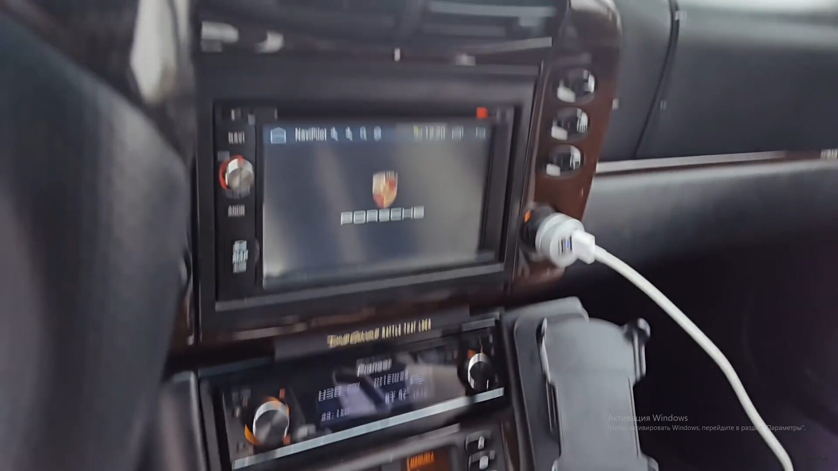замена магнитолы porsche 911