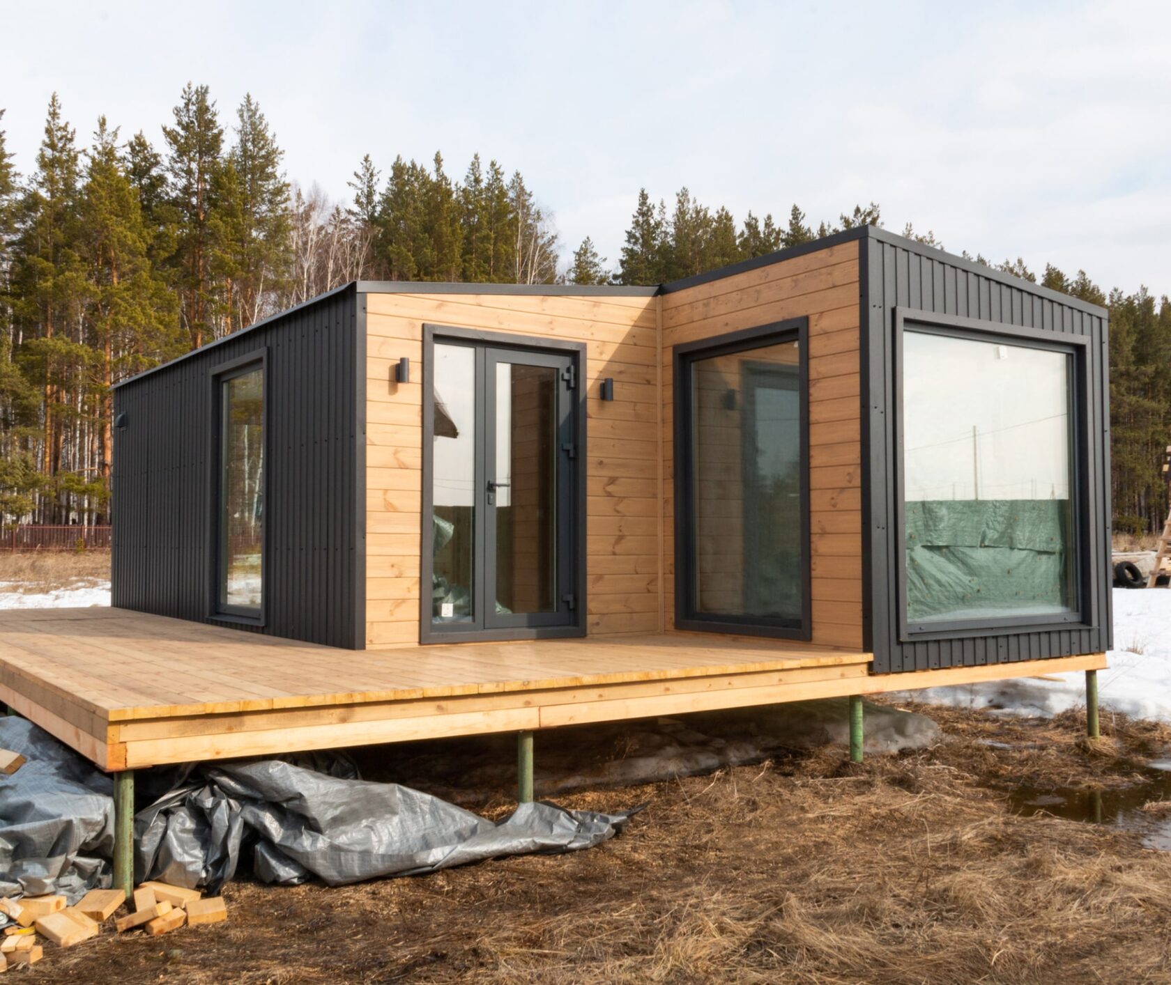 Жилой модуль в Северской дизайн