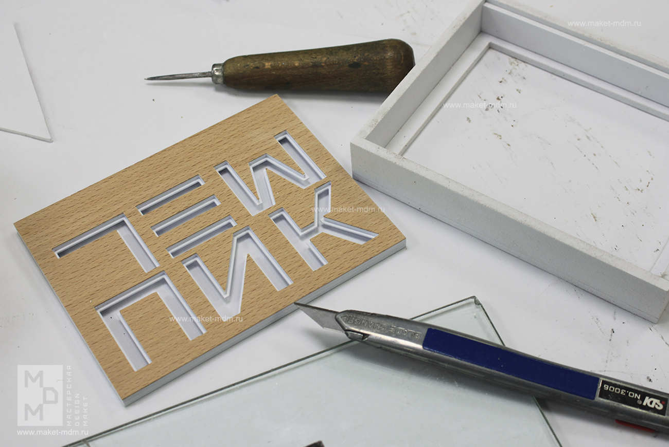 работа над макетом