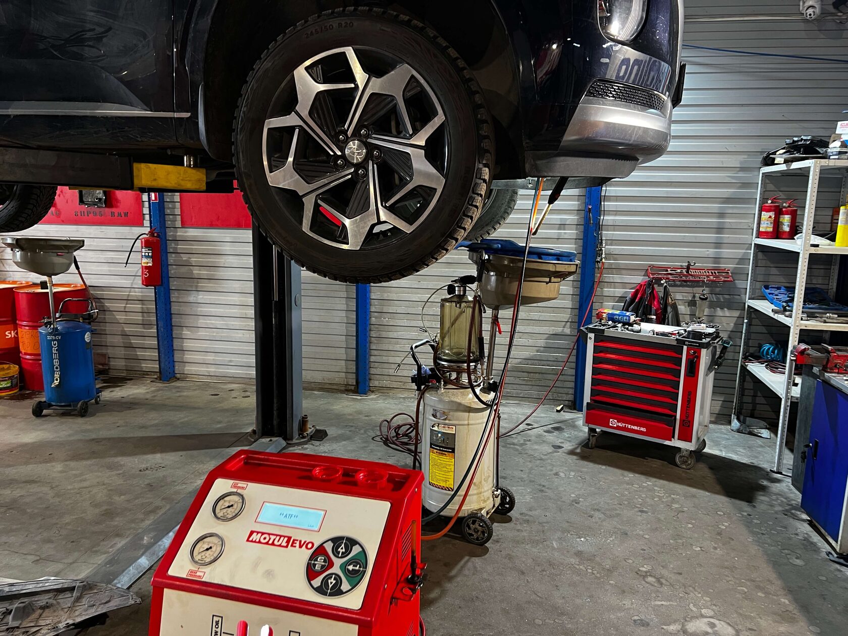 Подключаем установку Motul Evo