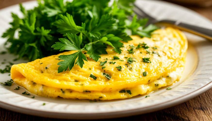 омлет 4 сыра