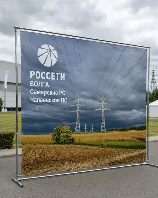 Мобильный рекламный баннер Россети