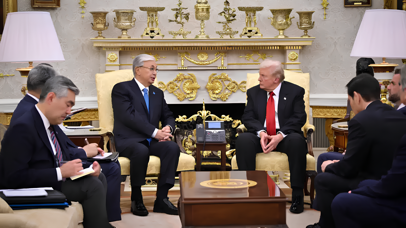 Встреча президентов Казахстана и США