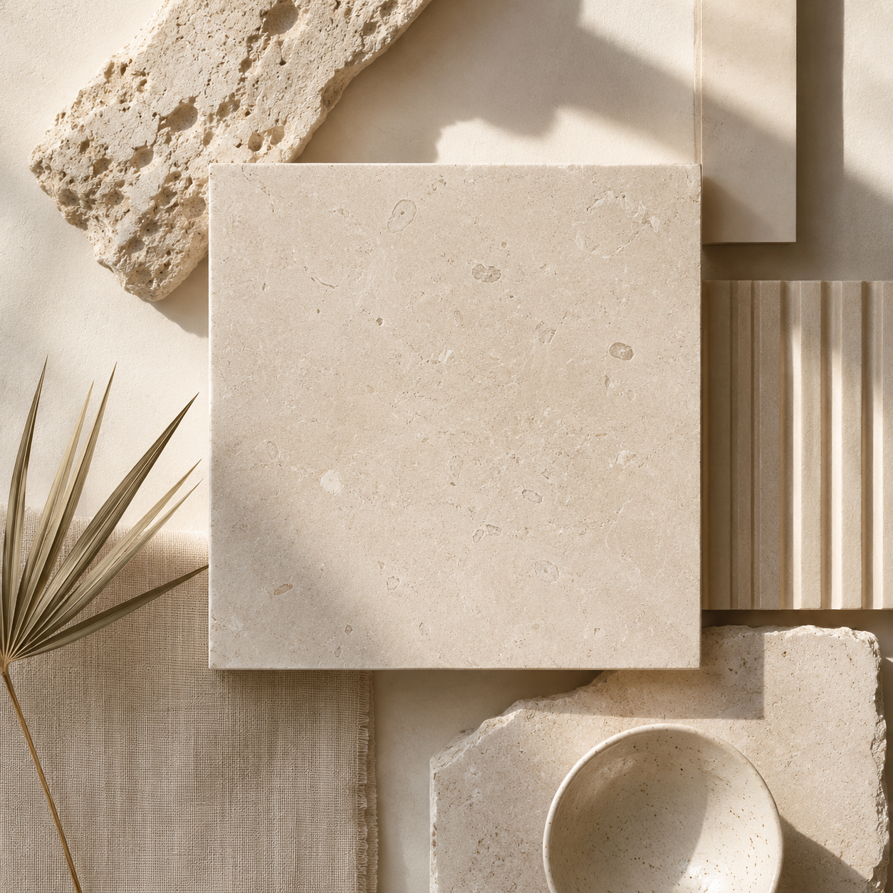 Limestone material detail
