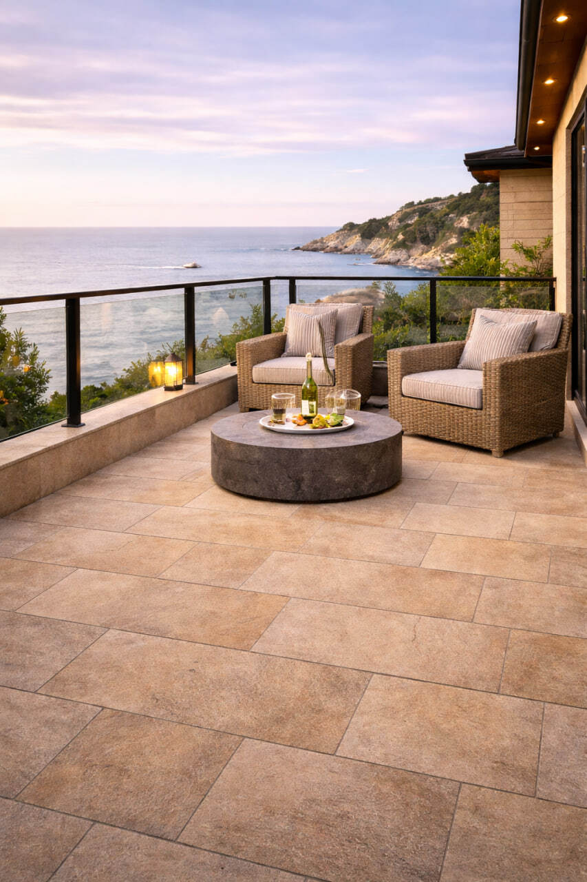 Plăci flexibile pe balcoane, logii și terase