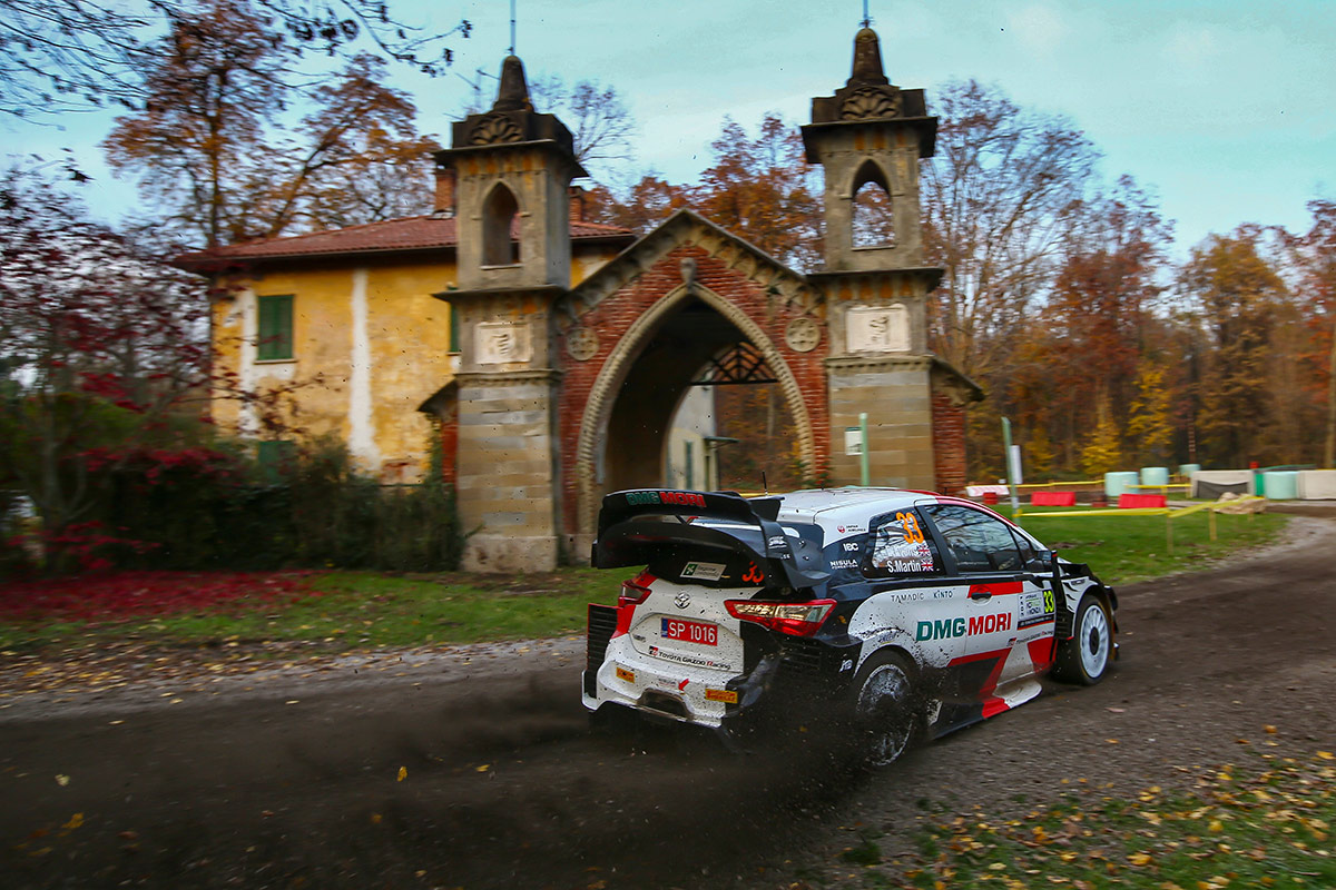 Элфин Эванс и Скотт Мартин, Toyota Yaris WRC, ралли Монца 2021