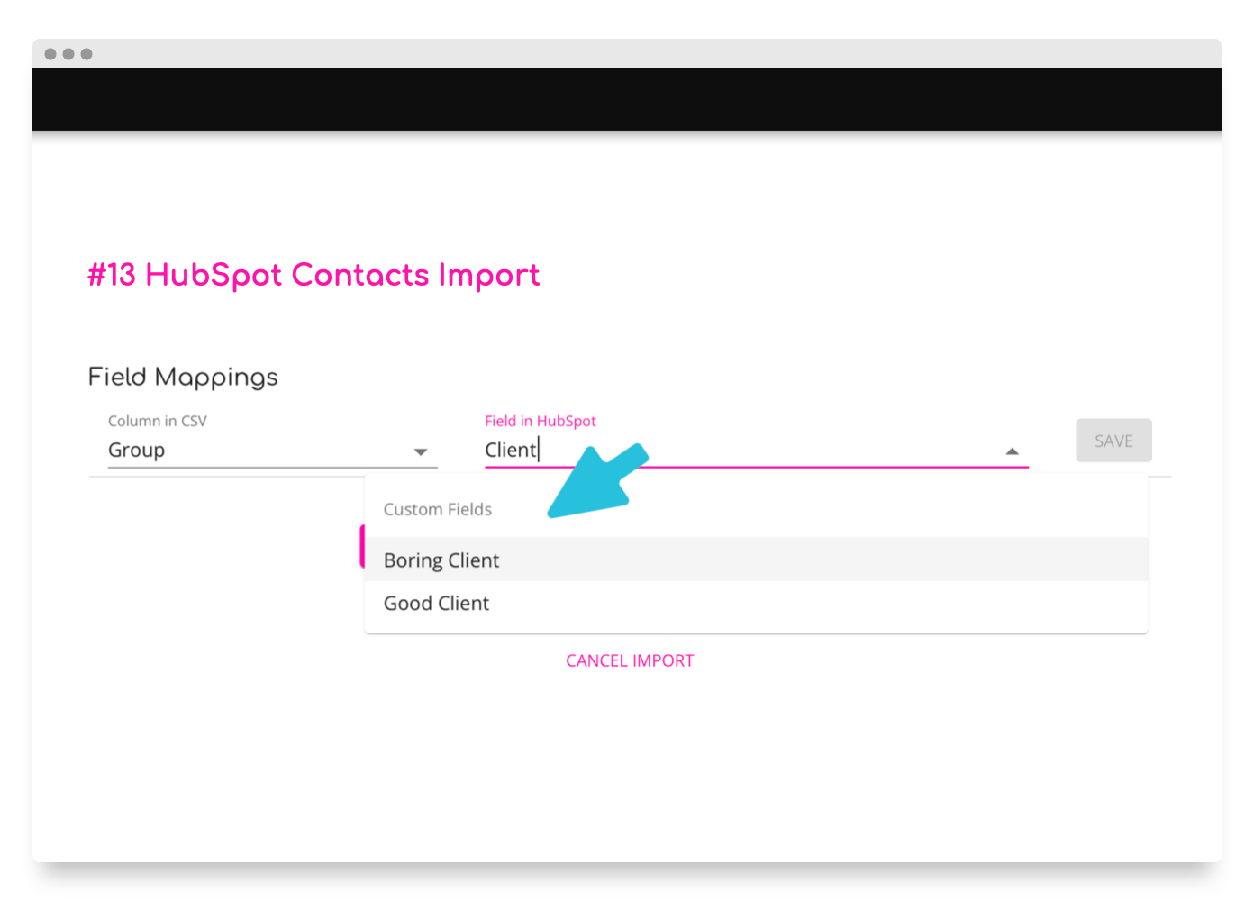 Help Article | Data Fields Mapping