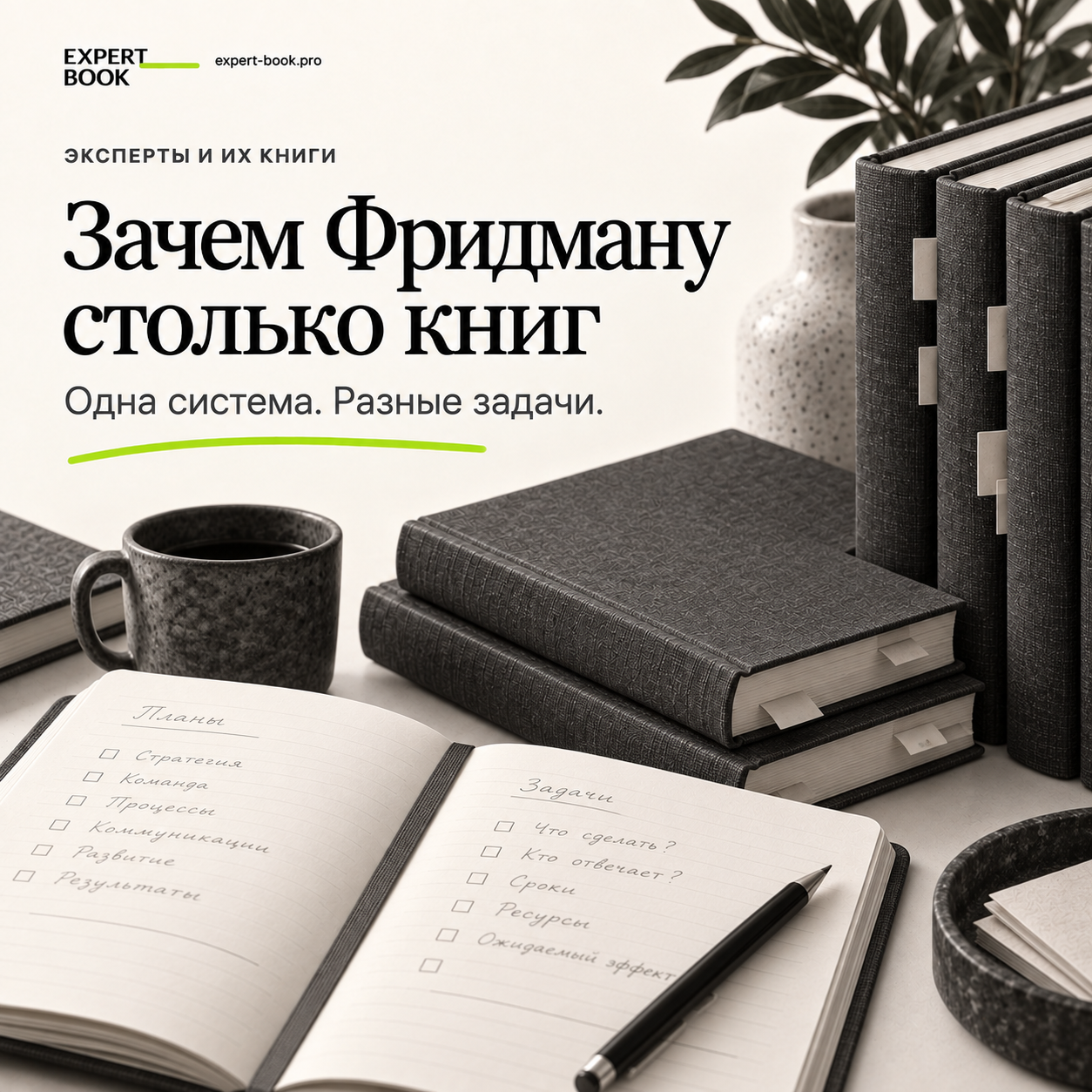 Зачем Фридману столько книг — одна система, разные задачи