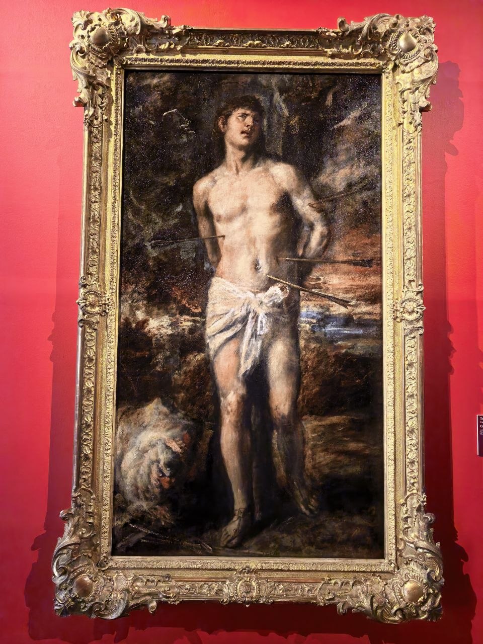 Тициан (1488/1490 – 1576). «Святой Себастьян». 1576. Холст, масло. Государственный Эрмитаж