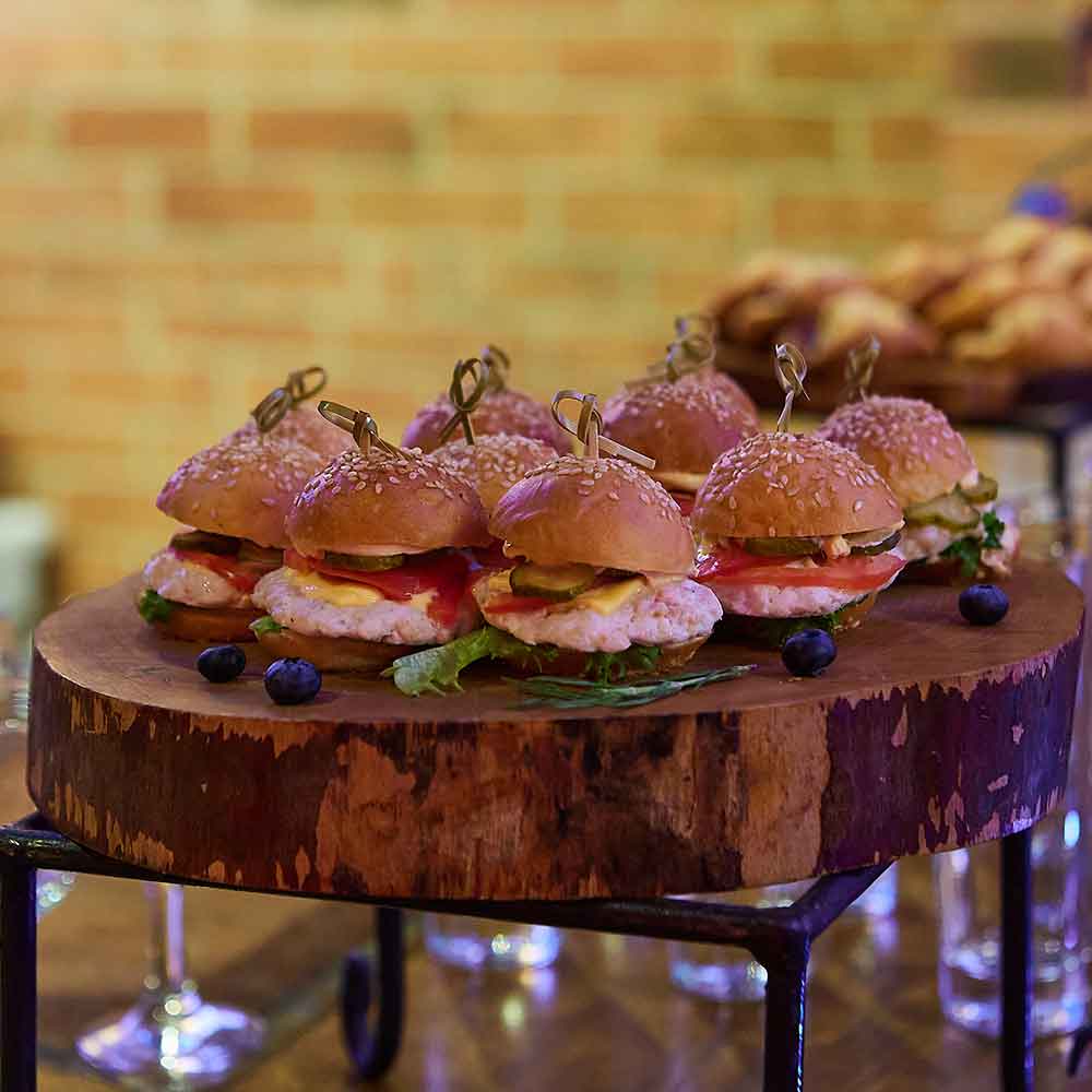 мини бургеры закуски