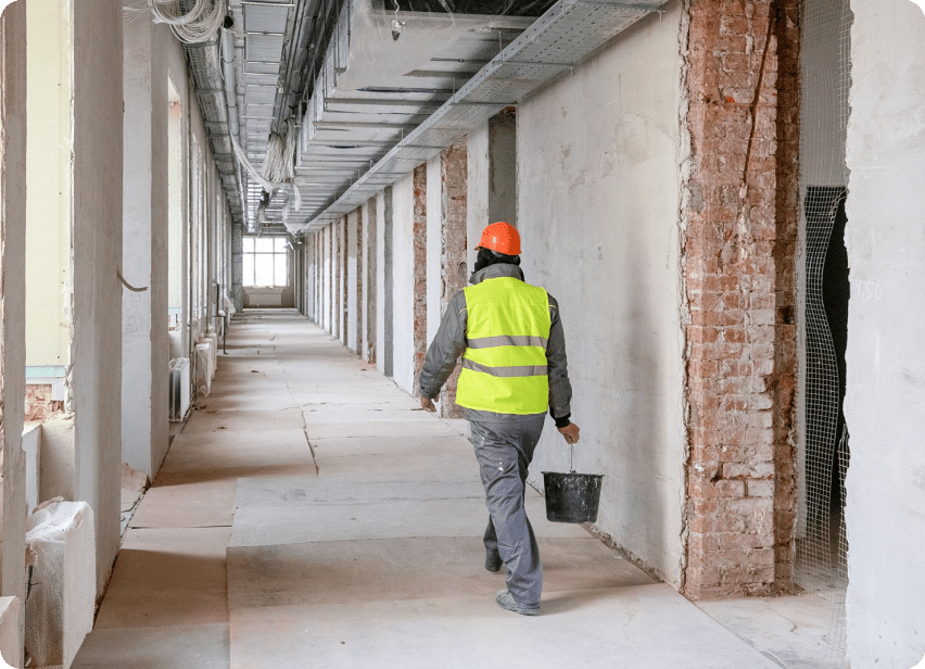 ремонт зданий, техническое обслуживание недвижимости