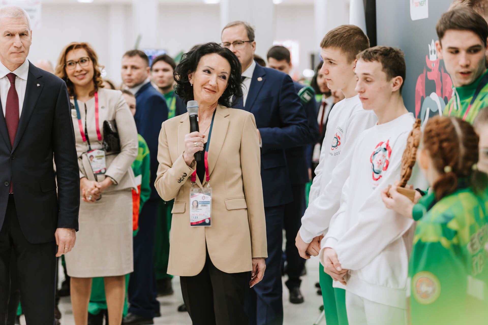 В нашей спортивной делегации было