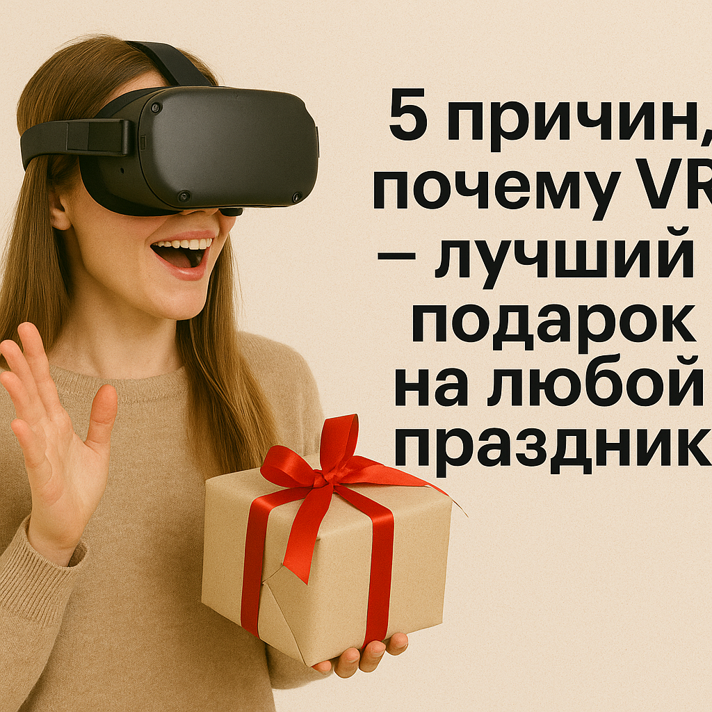 VR подарок подарочный сертификат виртуальной реальности WeAreVR