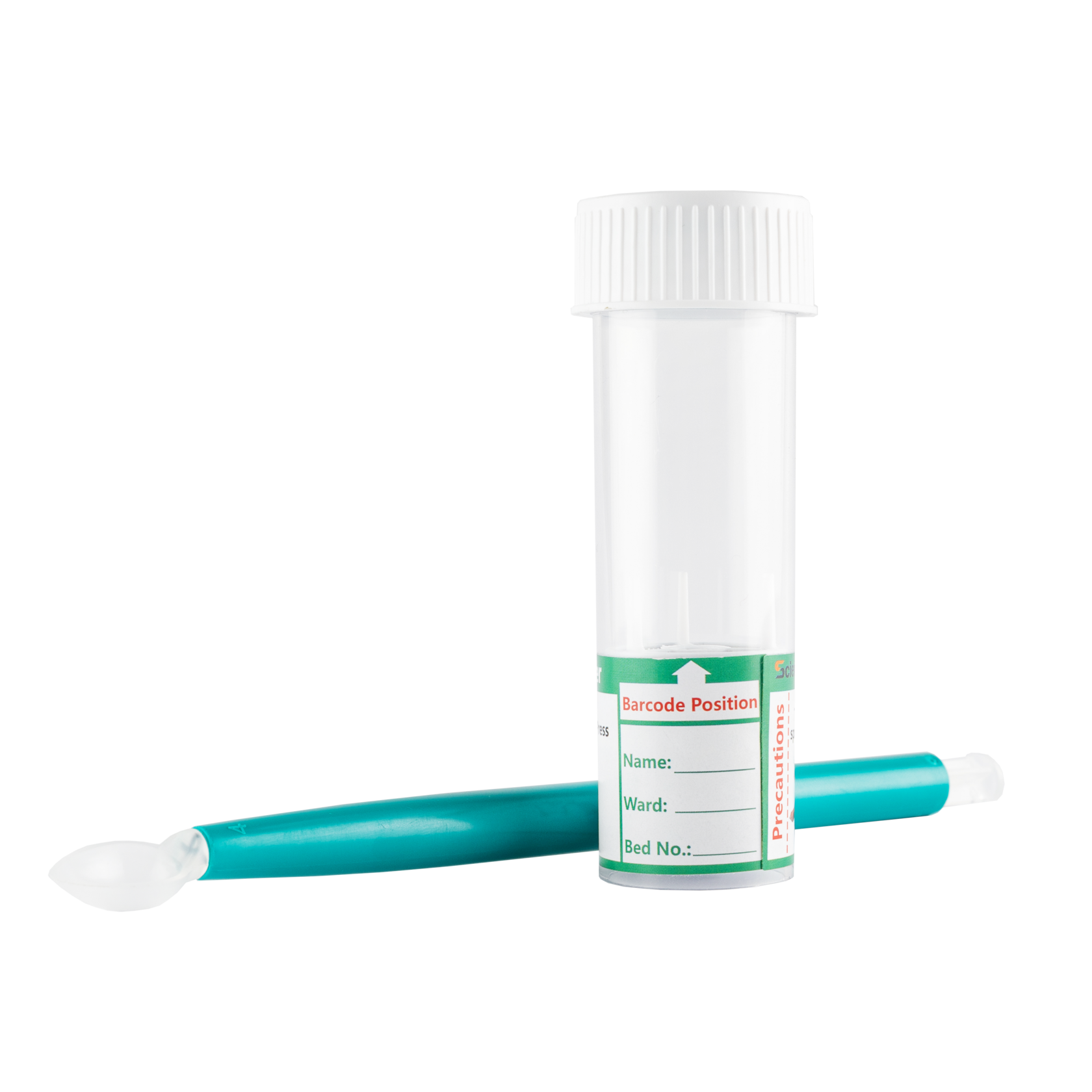 Контейнер для кала Sciendox, герметичный со сбрасываемой ложечкой 