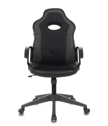 Кресло игровое topchairs virage черно белое