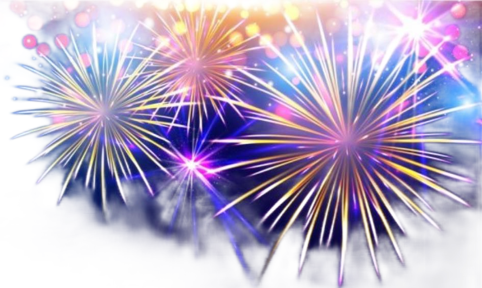 Фейерверк на развод мостов в Санкт-Петербурге 