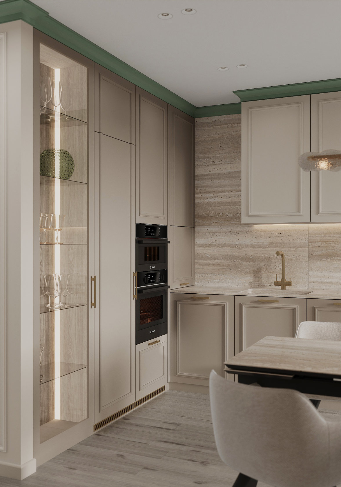 Фрагмент интерьера квартиры 55 м²