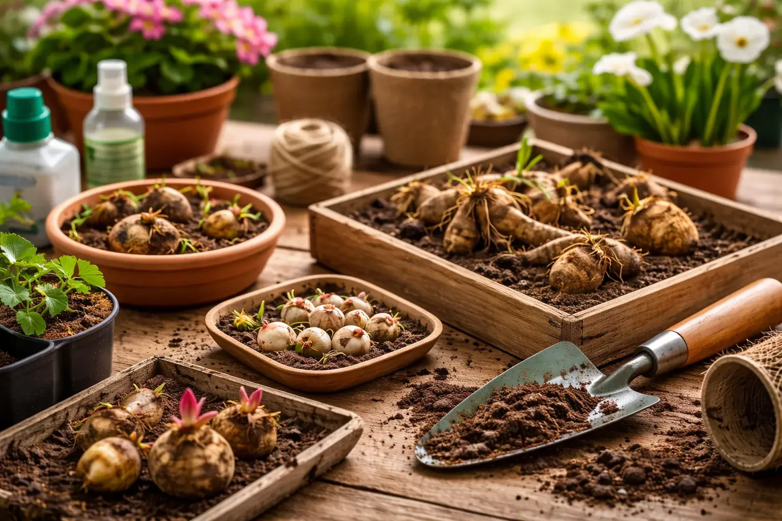 Какие клубневые цветы уже пора проращивать весной